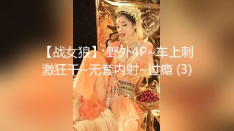 【战女狼】 野外4P~车上刺激狂干~无套内射~过瘾 (3)