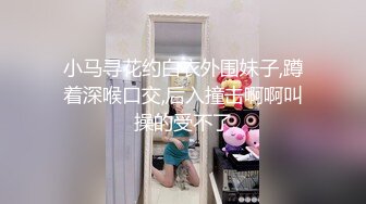 小马寻花约白衣外围妹子,蹲着深喉口交,后入撞击啊啊叫操的受不了