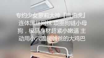 专约少女萝莉大神『唐伯虎』 连体黑丝网袜 项圈狗链小母狗，极品身材超紧小嫩逼 主动用小穴温暖爸爸的大鸡巴