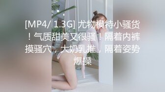 [MP4/ 1.3G] 尤物模特小骚货！气质甜美又很骚！隔着内裤摸骚穴，大奶乳推，隔着姿势爆操